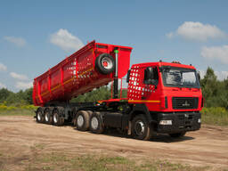 МАЗ тягач под трал.