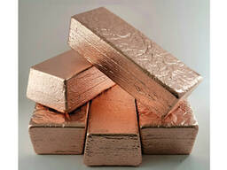 Медь высокой чистоты (слитки, полосы, прутки)