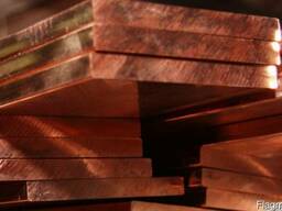 Медная шина М1Т 3.0х40х4000 мм.