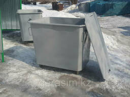 Металлические контейнеры со съемной крышкой на колесах (НДС 12% в т. ч. ).