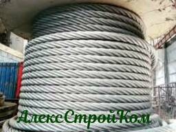 Канат стальной 4 ТУ 14-173-140-2014 оцинкованный смазка А