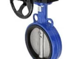 Межфланцевый дисковый затвор с редуктором/ Затвор под давление