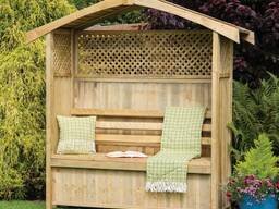 Мини-беседка из дерева