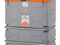 Мобильная емкость Cube-Tank ПРЕМИУМ, 1000л (уличного исполнения)