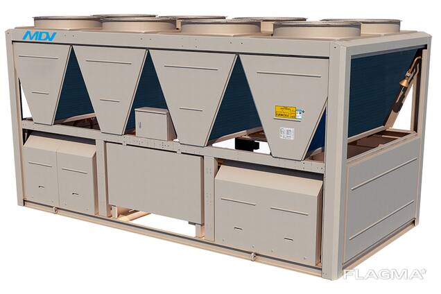 Модульные чиллеры серий RHAE (тепло-холод) и RCAE (только холод)