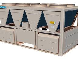 Модульные чиллеры серий RHAE (тепло-холод) и RCAE (только холод)