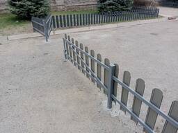 Монтаж Евроштакетников