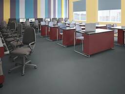 Монтаж коммерческого линолеума, ковровой плитки