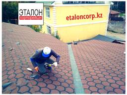 Ремонт мягкой рулонной кровли декорированной под черепицу