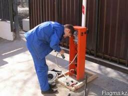 Монтаж шлагбаумов