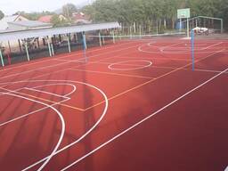 Монтаж спортивных игровых площадок