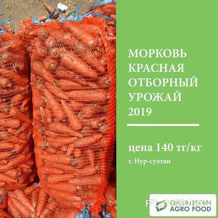 Морковь Красная, оптом со склада