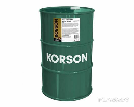 Моторное масло синт. Korson 5W-40 FULL Synthetic A3/B4 60л KS00015