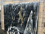 Мрамор Abstract Golden Black, Black and Gold, Marquina Gold, Golden Black - фото 3