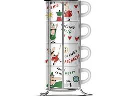 Набор чашек для капучино, коллекция Italia, Bialetti TAZZ203 4 шт.
