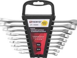 Набор ключей гаечных комбинированных Thorvik W3S9PR