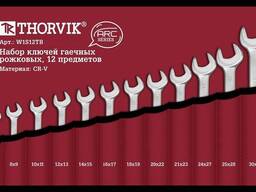 Набор ключей гаечных рожковых ARC Thorvik W1S12TB