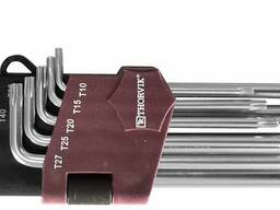 Набор ключей торцевых T-TORX® с центрированным штифтом Thorvik TTK9S