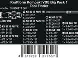 Набор Kraftform Kompakt VDE Big Pack 1 Wera 05006617001 - фото 2