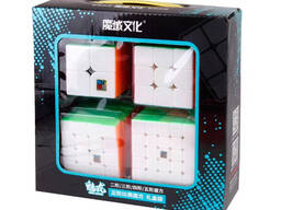 Набор кубиков Рубика Moyu Mei Long. Цветной пластик. Подарок. Кубик