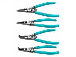 Набор съемников стопорных колец 125 мм, 4 шт, TOTAL