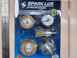 Набор щеток крацовок для дрели SPARK LUX