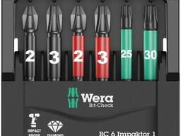 Набор ударных бит Bit-Check 6 Impaktor 1 Wera 05057695001