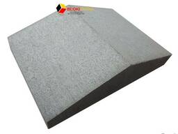 Накрывочный элемент "Шляпа"вибропрессованный 195х270 серый