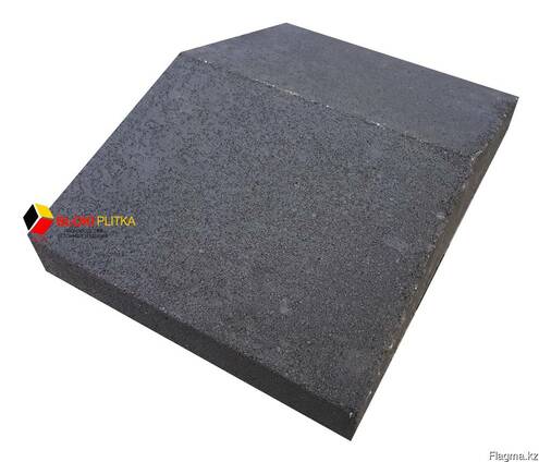 Накрывочный элемент "Шляпа"вибропрессованный 195х270 черный