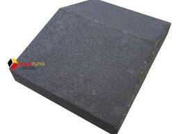 Накрывочный элемент "Шляпа"вибропрессованный 195х270 черный