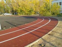 Тартановое покрытие для спортивных, детских площадок