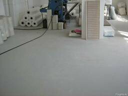 Наливные полы для промышленных объектов, обеспыливание