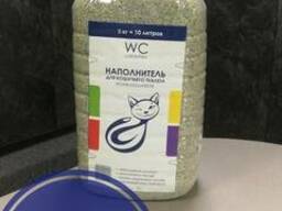 Наполнитель для кошачьего туалета комкующийся wc cat/kitten 10 кг. РЕТ бутылка