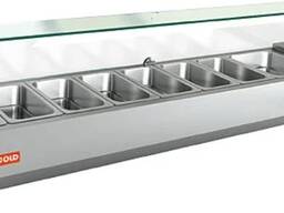 Настольная холодильная витрина HICOLD VRTG 1835 (на заказ) используется на предприятиях об