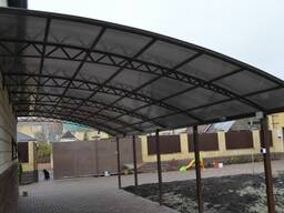 Полекорбонат замена и установка навесов