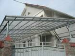 Навесы из качественного Израильского поликарбоната (полигаль) - фото 2