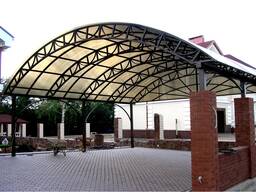 Цены снижены! Изготавливаем под ключ и устанавливаем навесы.