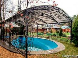 Навесы козырьки перила ворота вольеры