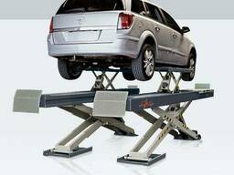 Ножничный подъемник г/п 4,2т. с люфт детектором. ..