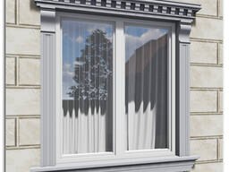 Обрамление окон, колонны, пилястры, карнизы