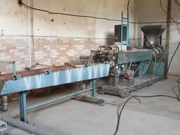 ОДНОКАСКАДНАЯ ЛИНИЯ ГРАНУЛЯЦИИ Б/У со стренговой порезкой SLE-1-90