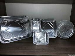 Одноразовая посуда из фольги. (Алюминиевые касалетки)