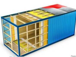 Утепленные жилые контейнеры 40т.