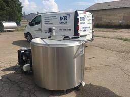 Охладитель молока б/у Delaval на 400л, 500л, 600л, 700л, 800л и 1000 литров.