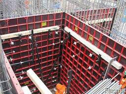 Опалубка стен мелкощитовая стальная модульная