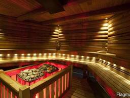 Оптоволоконное освещение для саун, бань и хамамов.