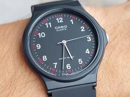 Оригинальные Кварцевые наручные часы Casio MQ-24-1BLD. Легкие. Подарок