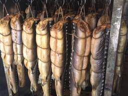 Осетр горячего копчения