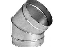 Отвод воздуховода круглый ПП, нержавеющий стальной ДУ 100—1250 в Костанае