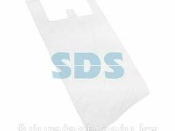 Пакет майка ПНД 30+15*55, 15мкм белая (100шт. /уп)